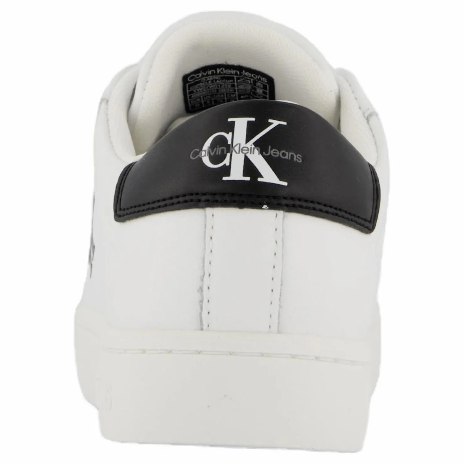 Calvin Klein Classic Cupsole Laceup White Vit Outlet