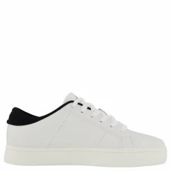 Calvin Klein Classic Cupsole Lowlaceup Lth  Bright White/black Vit Clearance