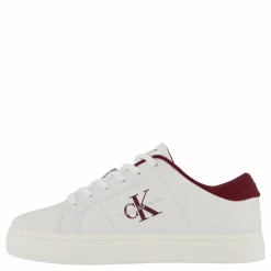 Calvin Klein Classic Cupsole Lowlaceup Lth  Bright White/andorra Vit Best