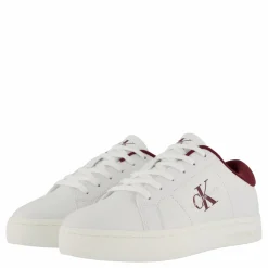 Calvin Klein Classic Cupsole Lowlaceup Lth  Bright White/andorra Vit Best