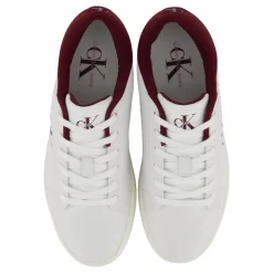 Calvin Klein Classic Cupsole Lowlaceup Lth  Bright White/andorra Vit Best