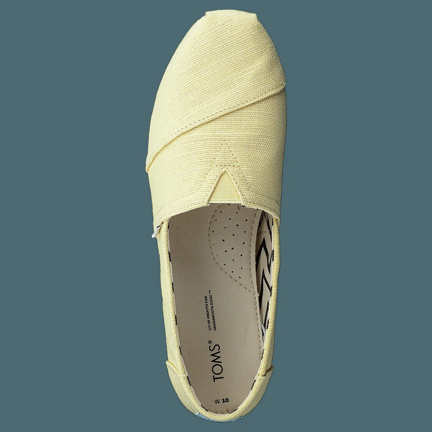 Toms Classic Heritage Recycled Canv Banana Yellow Grön och Beige Outlet