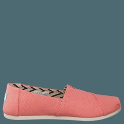 Toms Classic Heritage Recycled Canv Peach Pink Röd och Rosa Online