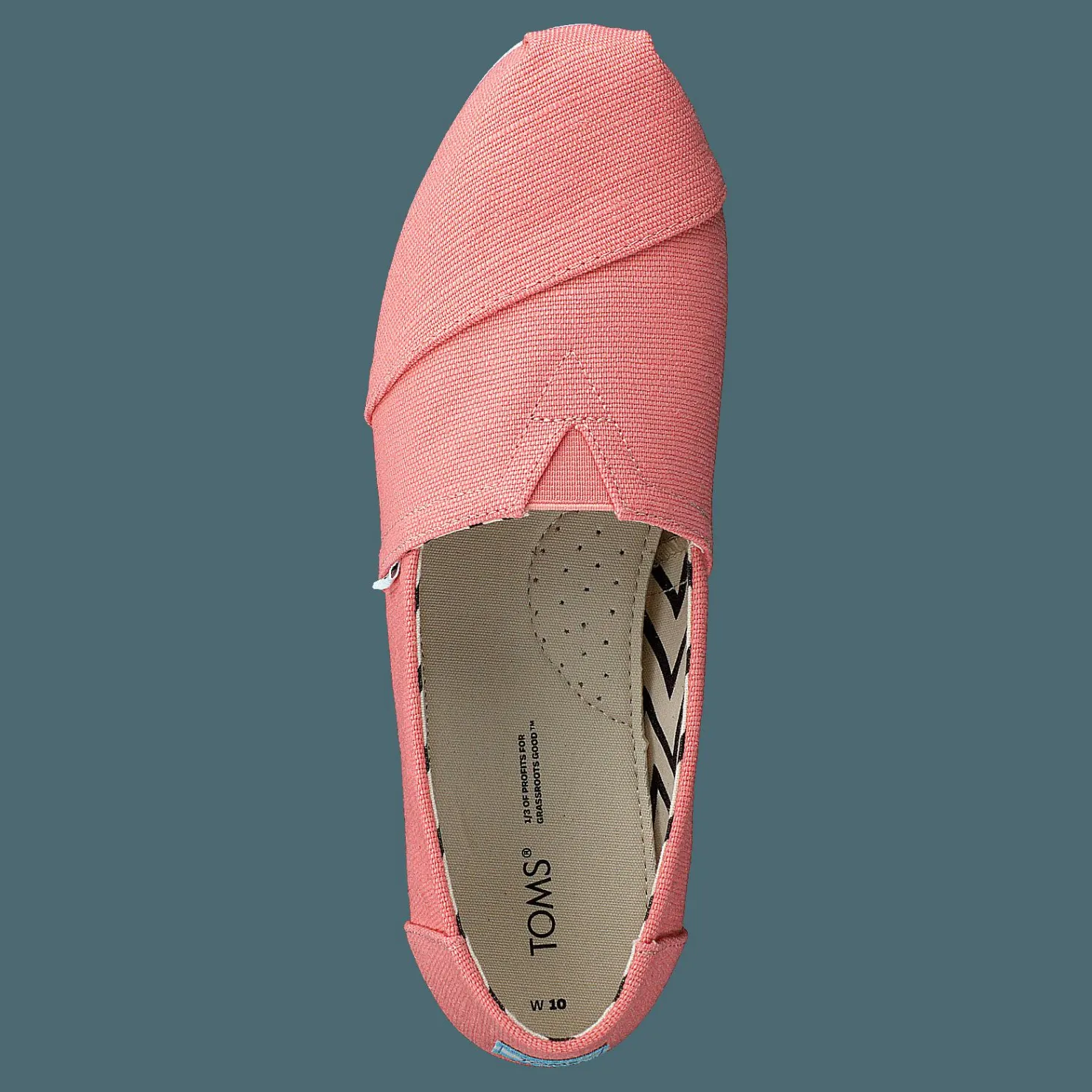 Toms Classic Heritage Recycled Canv Peach Pink Röd och Rosa Online