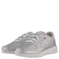 Heelys Classic Leather Silver/white Grå