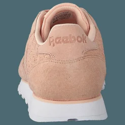 Reebok Classic Classic Leather Woven Emb Desert Dust/White Rosa och Vit Sale