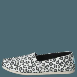 Toms Classic Leopard Print Egret Grå Outlet