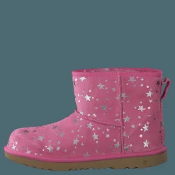 UGG Classic Mini Ii Stars Wild Berry Rosa Hot