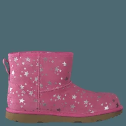 UGG Classic Mini Ii Stars Wild Berry Rosa Hot