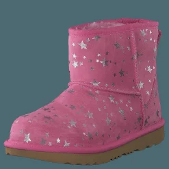UGG Classic Mini Ii Stars Wild Berry Rosa Hot