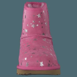 UGG Classic Mini Ii Stars Wild Berry Rosa Hot