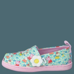 Toms Classic Peppa Pig Light Jade Rosa, Turkos och Blå Hot
