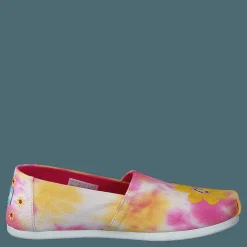 Toms Classic Tie Dye Fuchsia Rose Rosa och Gul