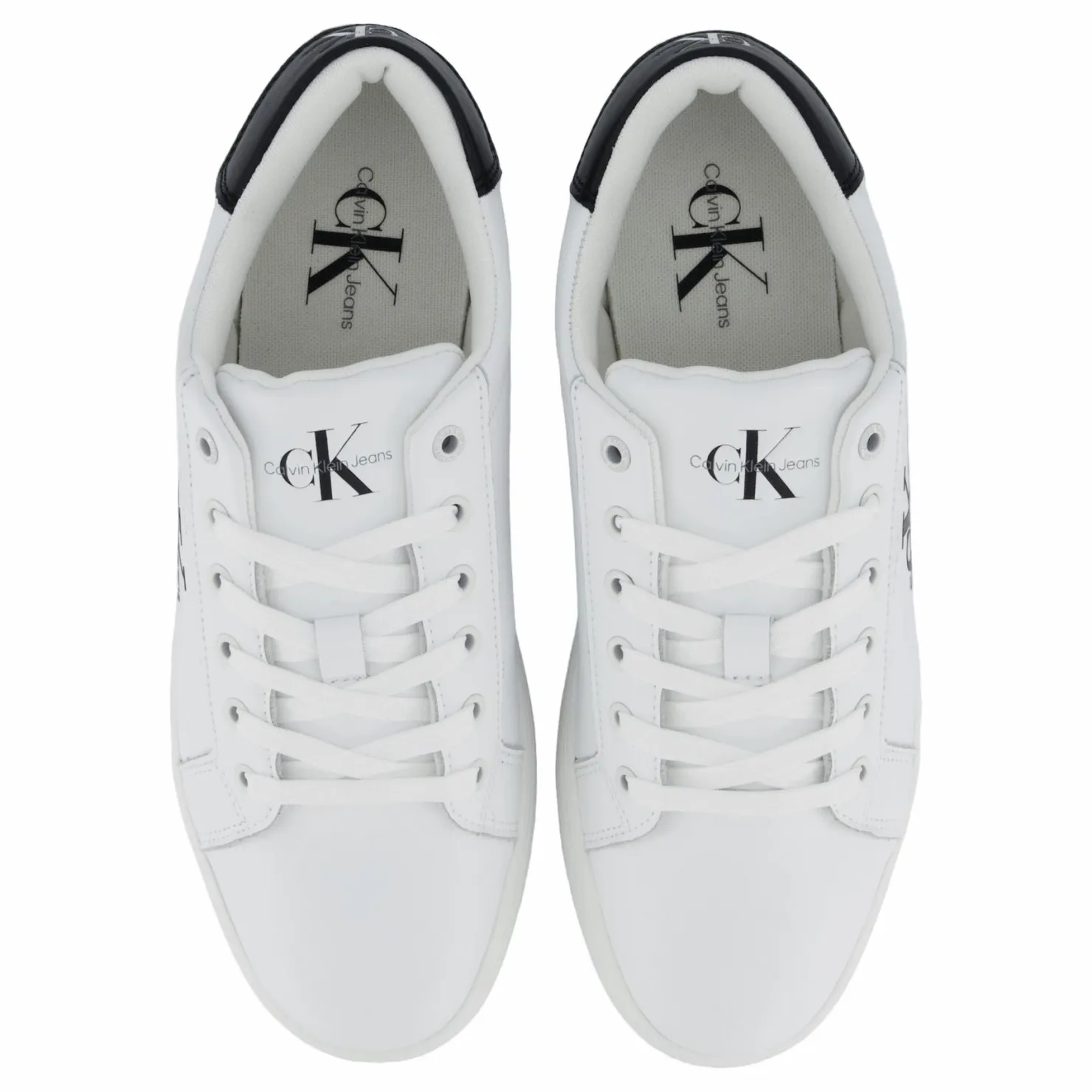 Calvin Klein Classiccuplowlaceup Lth Ml White Vit Best