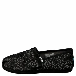 Toms Classics Kids Black Crochet Svart Online
