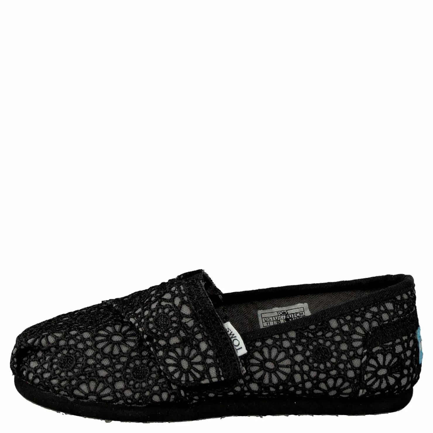 Toms Classics Kids Black Crochet Svart Online