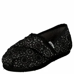Toms Classics Kids Black Crochet Svart Online