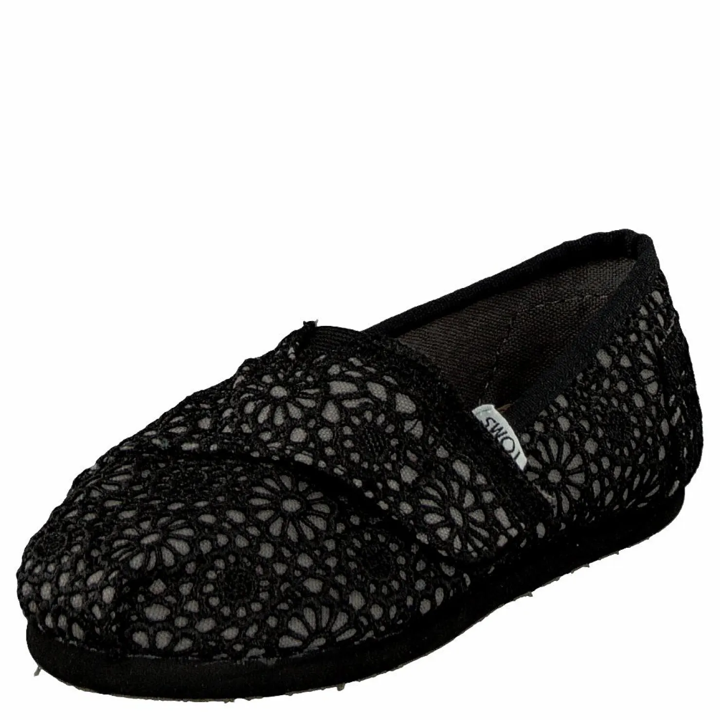 Toms Classics Kids Black Crochet Svart Online