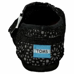 Toms Classics Kids Black Crochet Svart Online