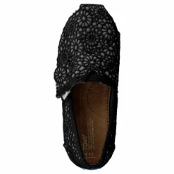 Toms Classics Kids Black Crochet Svart Online