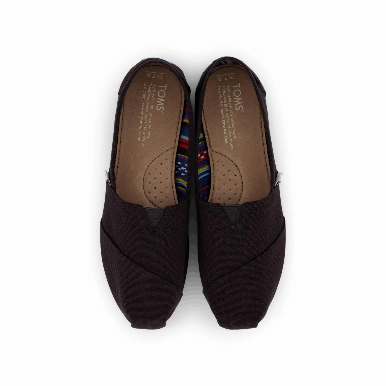 Toms Classics Wmn Black Mono Svart Outlet