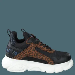 Buffalo Cld Chai Leopard Black Svart