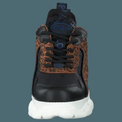 Buffalo Cld Chai Leopard Black Svart