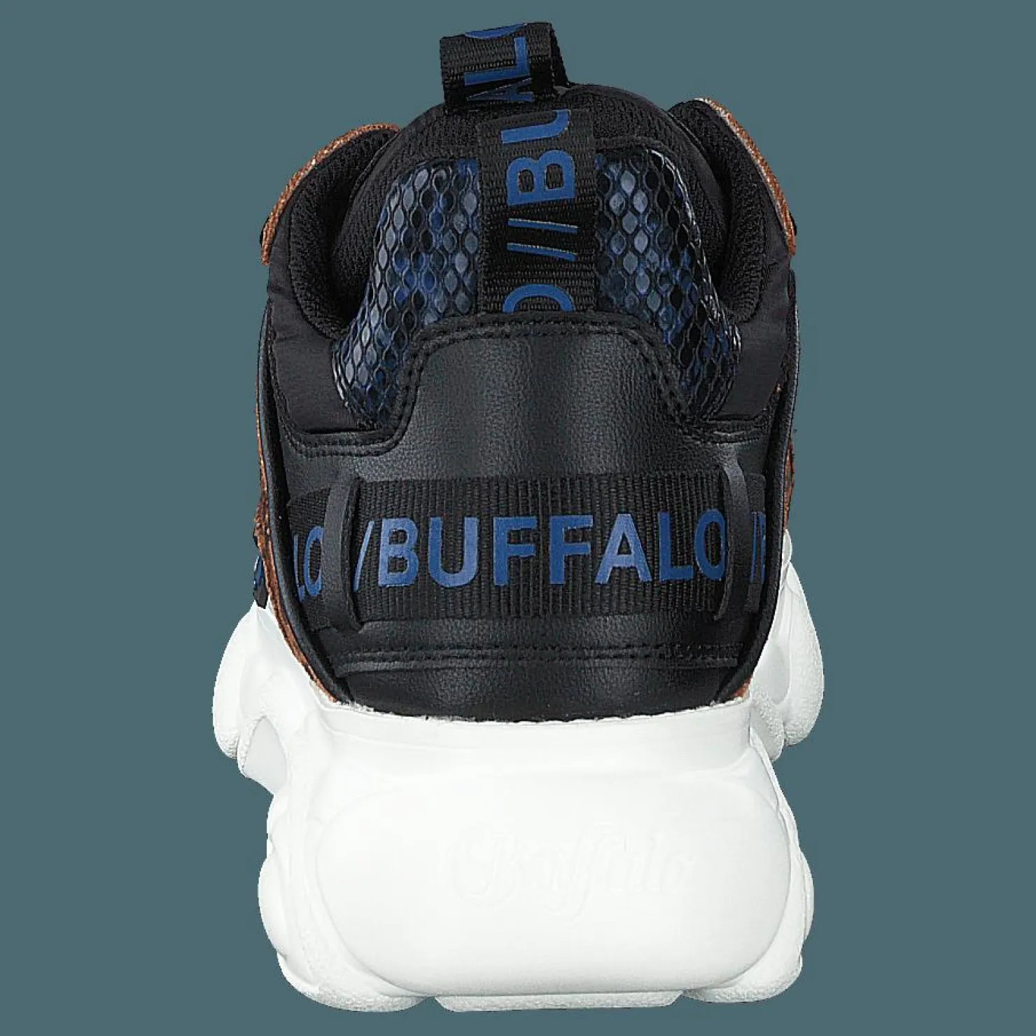 Buffalo Cld Chai Leopard Black Svart