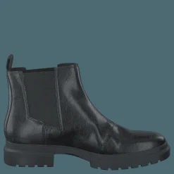 Calvin Klein Cleated Chelsea Boot Black Svart