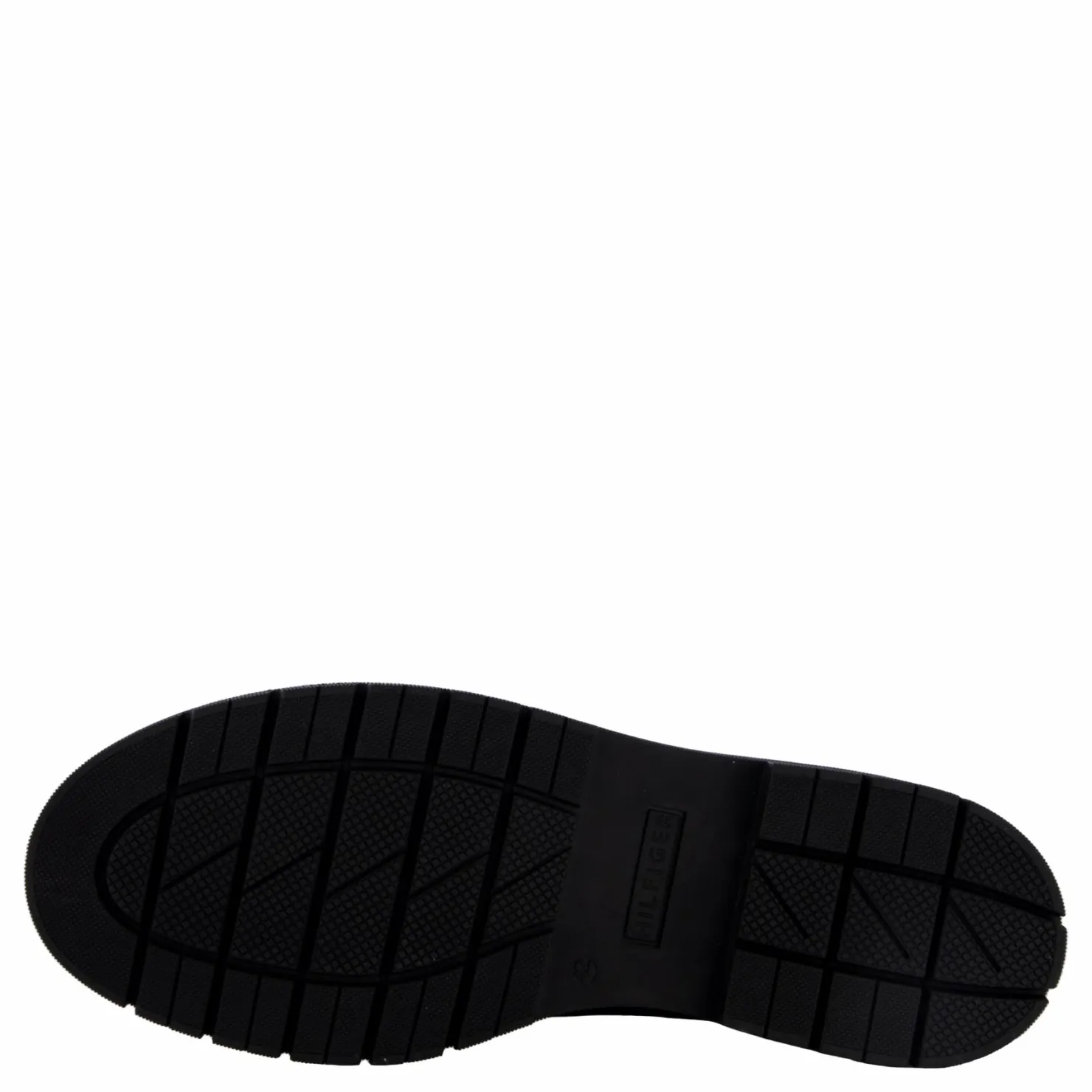 Tommy Hilfiger Cleated Lace-up Lthr Mix Mono Black Svart Online