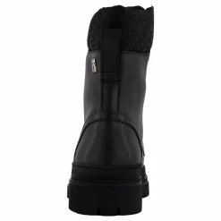 Tommy Hilfiger Cleated Lace-up Lthr Mix Mono Black Svart Online