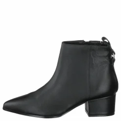 Steve Madden Clover Black Leather Svart