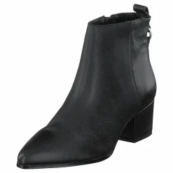 Steve Madden Clover Black Leather Svart