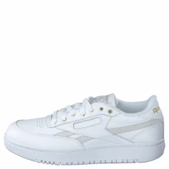 Reebok Classic Club C Double Ftwwht/ftwwht/goldmt Blå Sale