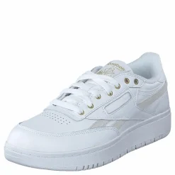 Reebok Classic Club C Double Ftwwht/ftwwht/goldmt Blå Sale