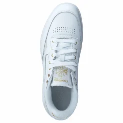 Reebok Classic Club C Double Ftwwht/ftwwht/goldmt Blå Sale