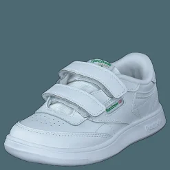 Reebok Classic Club C 2v White/glegrn/vecblu Vit Discount
