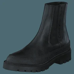 Calvin Klein Combat Mid Chelsea Boot Rubber Black Svart Online