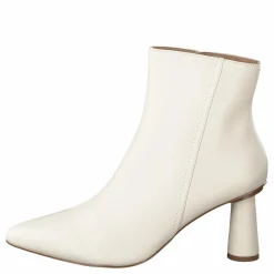 NA-KD Cone Shape Ankle Boots Offwhite Vit New