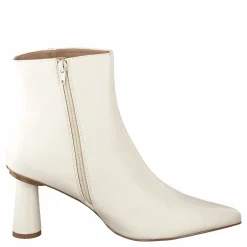 NA-KD Cone Shape Ankle Boots Offwhite Vit New