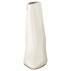 NA-KD Cone Shape Ankle Boots Offwhite Vit New
