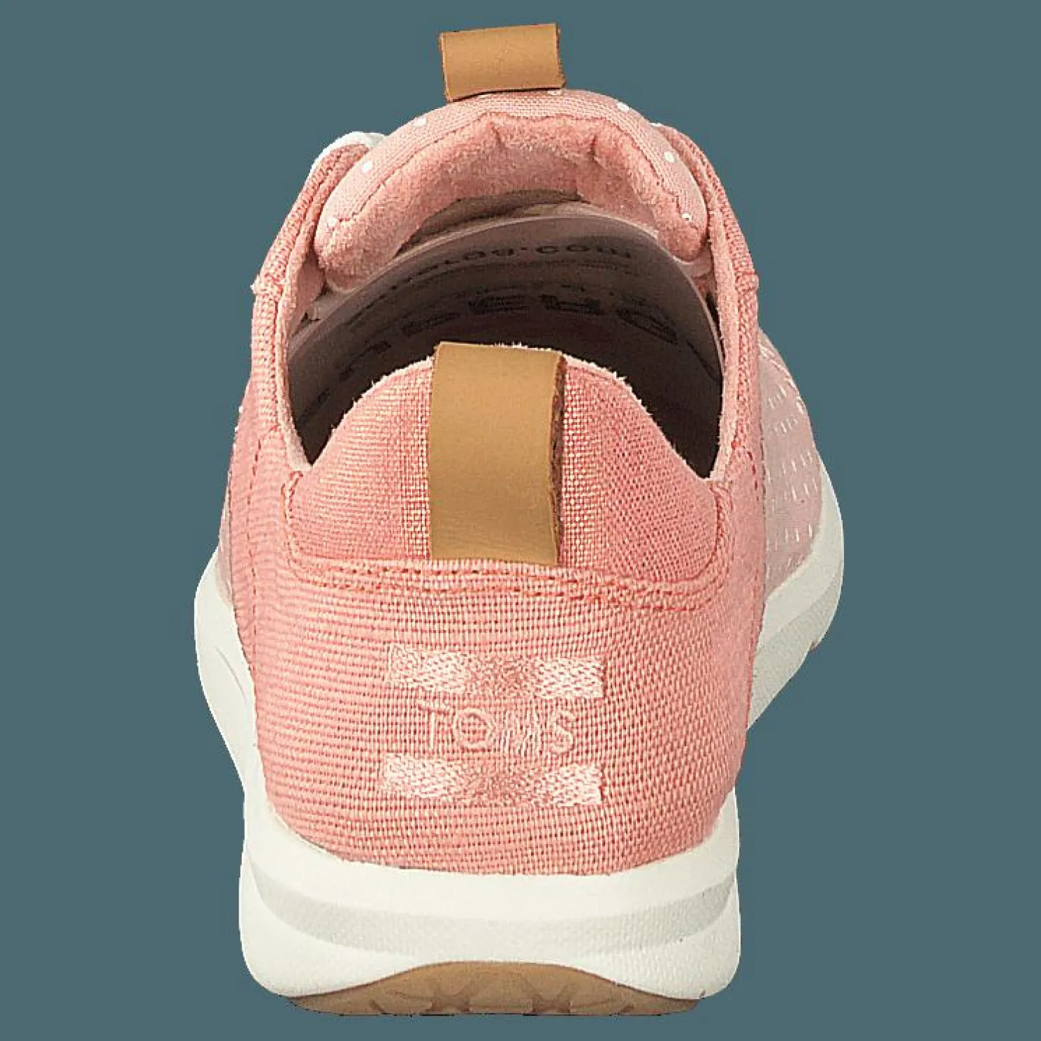 Toms Coral Pink Coral Rosa och Beige New