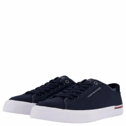 Tommy Hilfiger Core Corporate Vulc Canvas Blue Blå Clearance