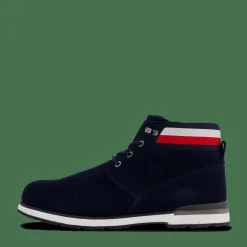 Tommy Hilfiger Core Hilfiger Suede Boot Navy Blå Hot