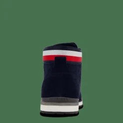 Tommy Hilfiger Core Hilfiger Suede Boot Navy Blå Hot