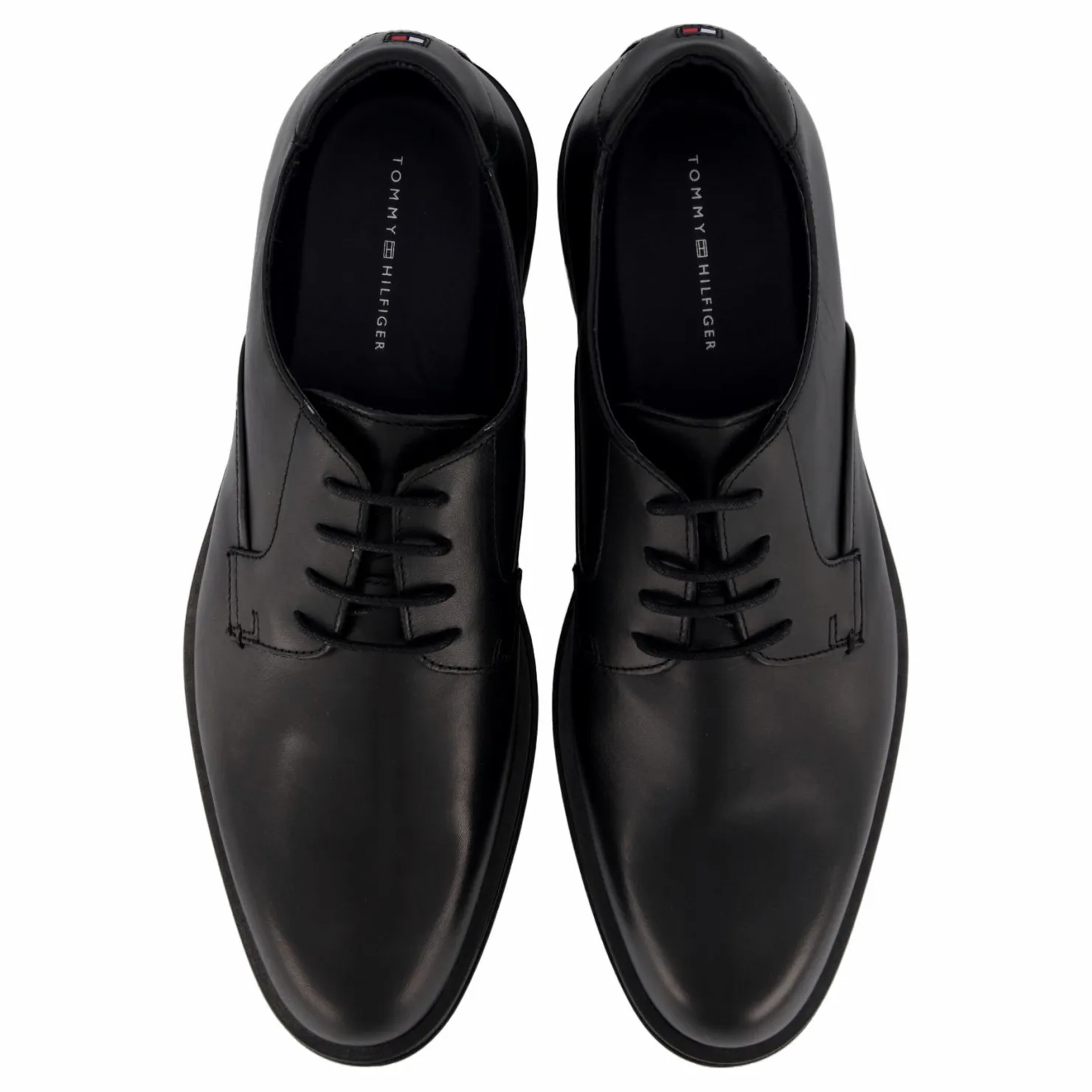 Tommy Hilfiger Core Rwb Hilfiger Lth Shoe Svart Outlet