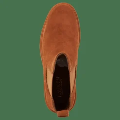Lauren Ralph Lauren Corinne Suede Bootie Whiskey Brun Hot