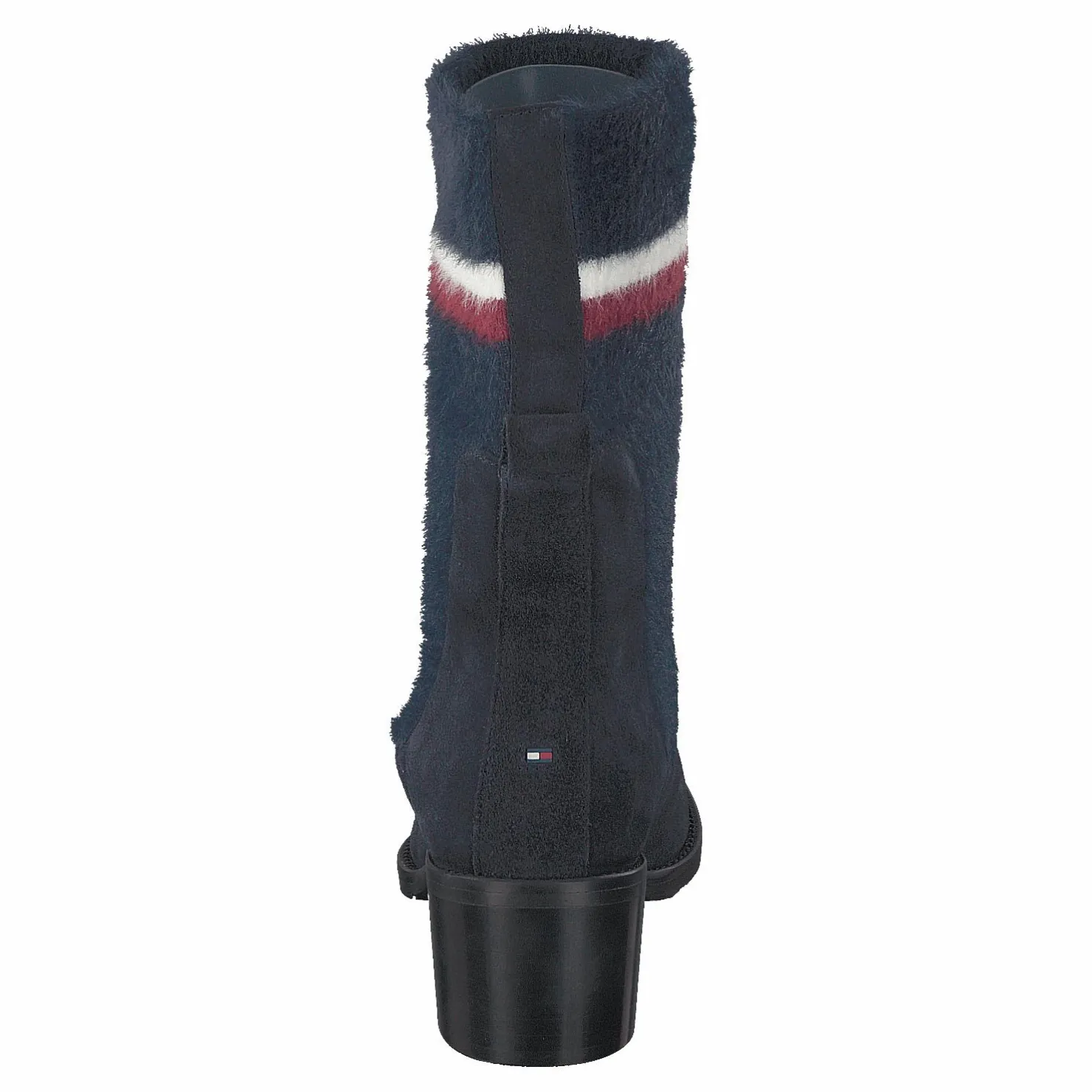 Tommy Hilfiger Cosy Mid Heel Suede Cki Midnight Blå Discount