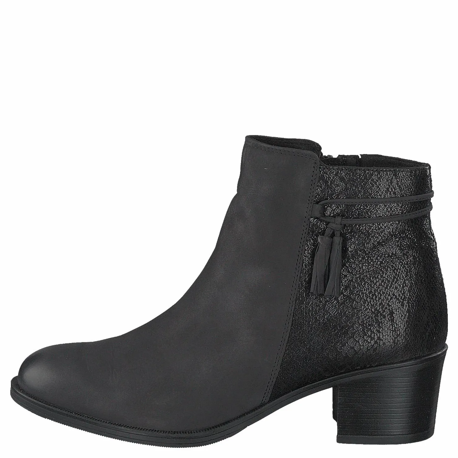 Caprice Country Black Nubuc Combo Svart Outlet