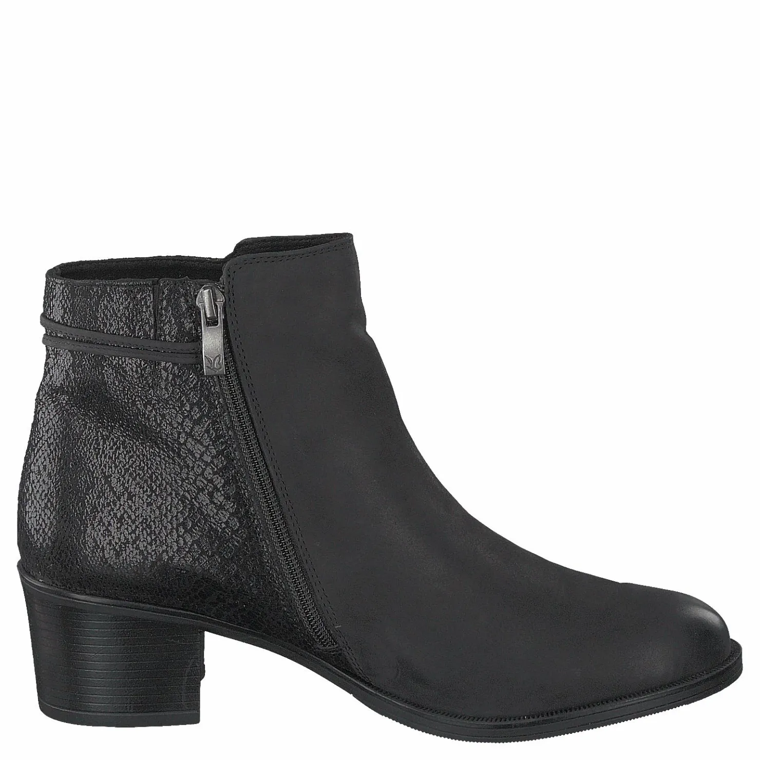 Caprice Country Black Nubuc Combo Svart Outlet